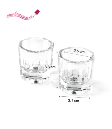 Vasos de cristal para monómero