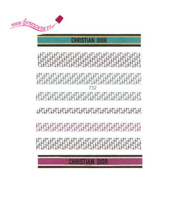 Pegatinas uñas logotipos marcas