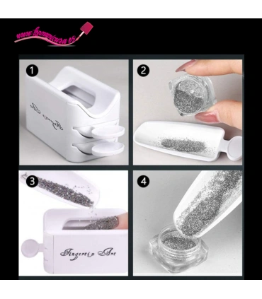 Bandeja de reciclaje inmersión de uñas