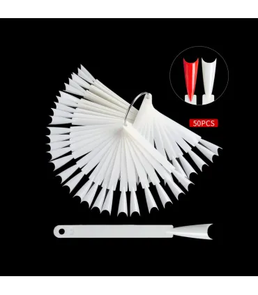 Muestrario uñas stiletto 50 Unidades color natural