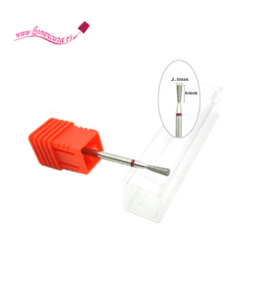 Fresas de diamante para uñas cono Invertido gramaje suave