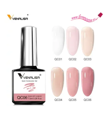 Kit Gel de construcción uñas rápido 7,5 ml Venalisa