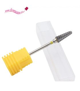 Fresa de uñas conica esmalte semipermanente