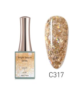 Esmalte Semipermanente Bright sequin 16ml CANNI C317
