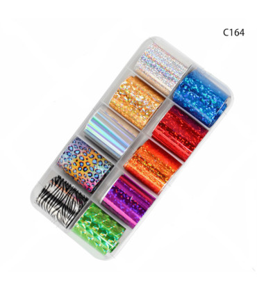Pack foil uñas Multi Color