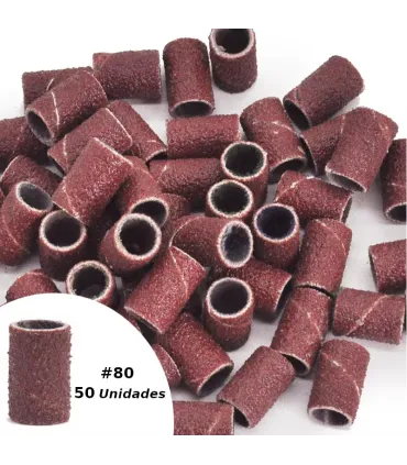 Limas para tornos de uñas 50 Unidades #80