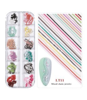 Pack cadenas para uñas LT11