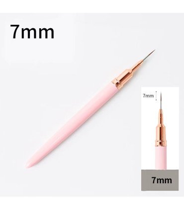 Pinceles liner para uñas Nail Art 7 mm
