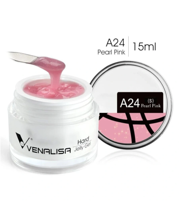 Gel Jelly Hard A24 (Pearl Pink) Venalisa 15 ml