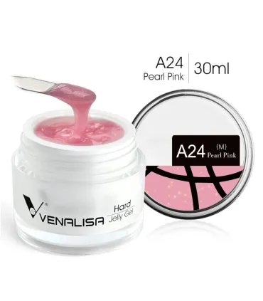 Gel Jelly Hard A24 (Pearl Pink) Venalisa  30 ml