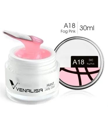 Gel Jelly Hard A18 (Fog Pink) Venalisa 30 ml
