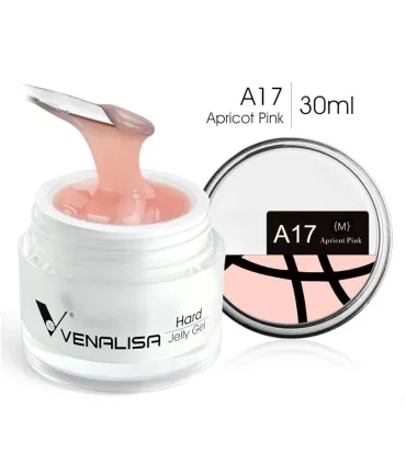 Gel Jelly Hard A17 (Apricot Pink) Venalisa 30 ml