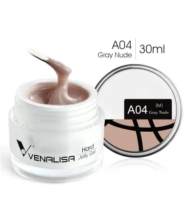 Gel Jelly Hard A04 (Gray Nude) Venalisa 30 ml
