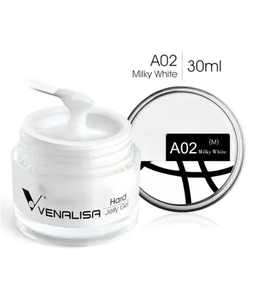 Gel Jelly Hard A02 (Milky White) Venalisa 30 ml