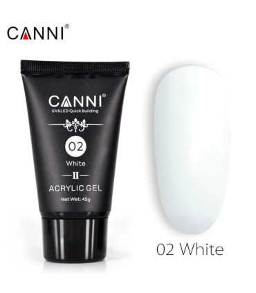 Acrylic Gel 02 White 45gr CANNI