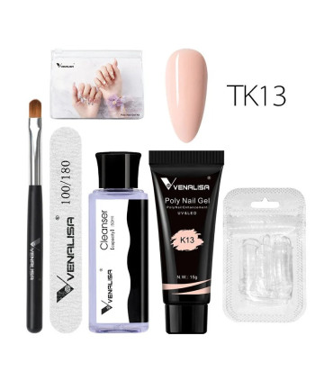 Kit TK15 polygel 15ml Venalisa