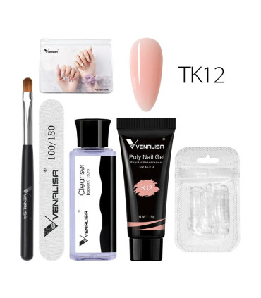 Kit TK12 polygel 15ml Venalisa