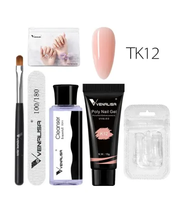 Kit TK12 polygel 15ml Venalisa