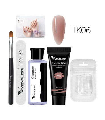 Kit TK06 polygel 15ml Venalisa