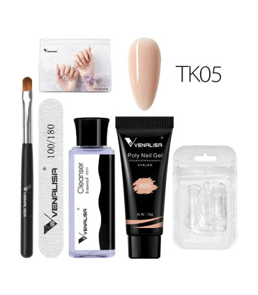 Kit TK05 polygel 15ml Venalisa