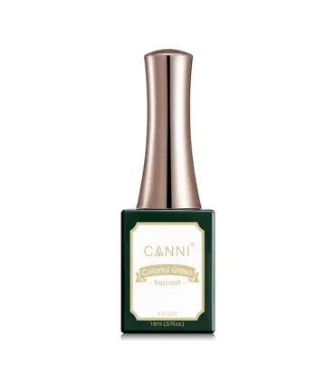 Top Coat color glitter 16ml CANNI