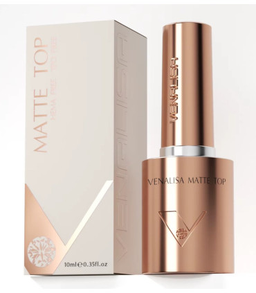 Top Coat Matte Semipermanente Sin Hema, TPO, HPMA 10ml Venalisa