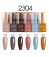 Kit 2304 esmaltes Gel SIN HEMA 9ml CANNI (Set 6 colores)