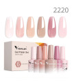Kit 2220 esmaltes semipermanente SIN HEMA 7,5ml Venalisa (Set 6 colores)