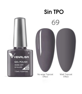 Esmalte semipermanente 7,5ml 69 (Dark Slate Gray) VIP2 Venalisa