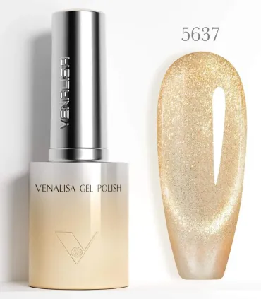 Esmalte 5637 semipermanentes SIN HEMA - TPO - HPMA Cat Eye 10ml Venalisa