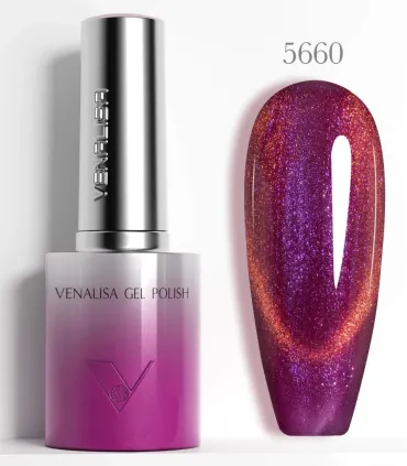 Esmalte 5660 semipermanentes SIN HEMA - TPO - HPMA Cat Eye 10ml Venalisa