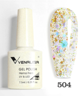 Esmalte 504 semipermanentes SIN HEMA - TPO - HPMA VIP5 7.5ml Venalisa