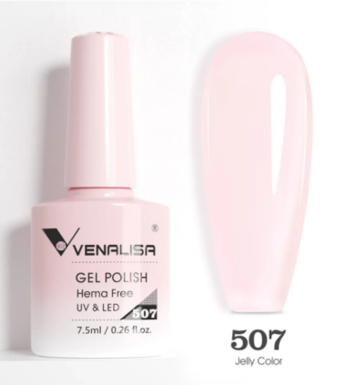 Esmalte 507 semipermanentes SIN HEMA - TPO - HPMA VIP5 7.5ml Venalisa