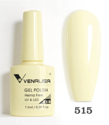 Esmalte 515 semipermanentes SIN HEMA - TPO - HPMA VIP5 7.5ml Venalisa
