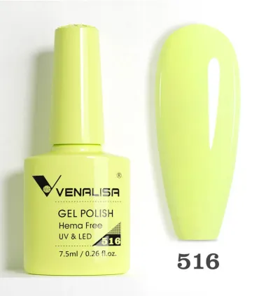 Esmalte 516 semipermanentes SIN HEMA - TPO - HPMA VIP5 7.5ml Venalisa