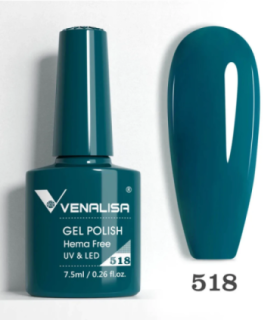 Esmalte 518 semipermanentes SIN HEMA - TPO - HPMA VIP5 7.5ml Venalisa