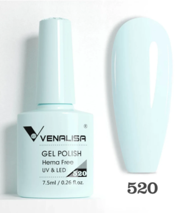 Esmalte 520 semipermanentes SIN HEMA - TPO - HPMA VIP5 7.5ml Venalisa