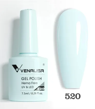 Esmalte 520 semipermanentes SIN HEMA - TPO - HPMA VIP5 7.5ml Venalisa