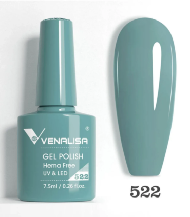 Esmalte 522 semipermanentes SIN HEMA - TPO - HPMA VIP5 7.5ml Venalisa