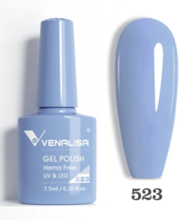 Esmalte 523 semipermanentes SIN HEMA - TPO - HPMA VIP5 7.5ml Venalisa