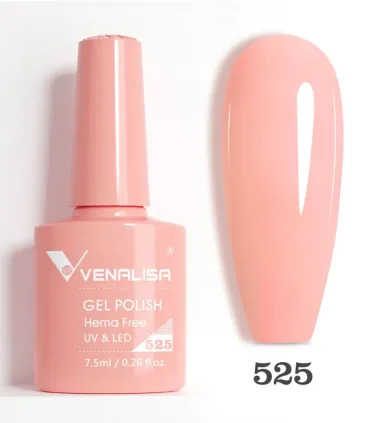 Esmalte 525 semipermanentes SIN HEMA - TPO - HPMA VIP5 7.5ml Venalisa