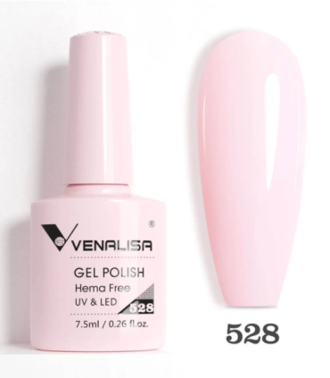 Esmalte 528 semipermanentes SIN HEMA - TPO - HPMA VIP5 7.5ml Venalisa