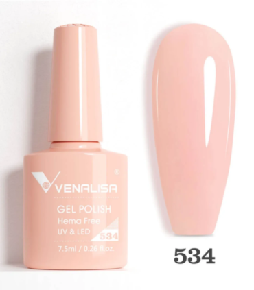 Esmalte 534 semipermanentes SIN HEMA - TPO - HPMA VIP5 7.5ml Venalisa