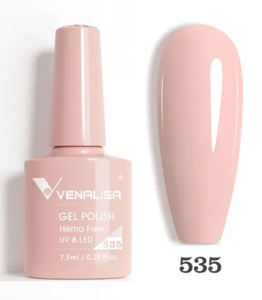 Esmalte 535 semipermanentes SIN HEMA - TPO - HPMA VIP5 7.5ml Venalisa