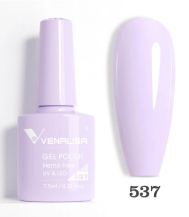 Esmalte 537 semipermanentes SIN HEMA - TPO - HPMA VIP5 7.5ml Venalisa