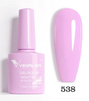 Esmalte 538 semipermanentes SIN HEMA - TPO - HPMA VIP5 7.5ml Venalisa