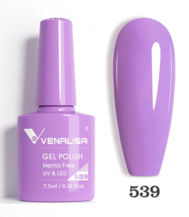 Esmalte 539 semipermanentes SIN HEMA - TPO - HPMA VIP5 7.5ml Venalisa