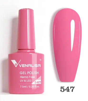 Esmalte 547 semipermanentes SIN HEMA - TPO - HPMA VIP5 7.5ml Venalisa