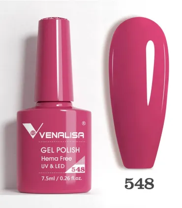 Esmalte 548 semipermanentes SIN HEMA - TPO - HPMA VIP5 7.5ml Venalisa