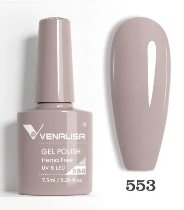 Esmalte 553 semipermanentes SIN HEMA - TPO - HPMA VIP5 7.5ml Venalisa